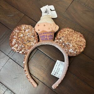 Epcot International Mickey Ears- Food & Wine Festival 2019 -New with tags-Disney